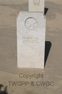 Kantara War Memorial Cemetery - Zimbering, U